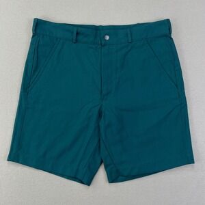 Icebreaker Hike Shorts Mens 34 Green Glory Merino Blend‎ Casual Chino Golf Work